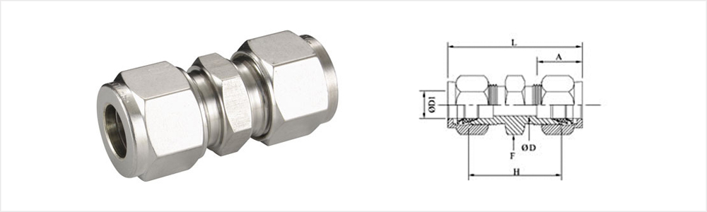 Stainless Steel Compression Fittings manufacturer India and 304 Union